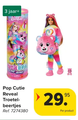 Aanbieding: Pop Cutie Reveal Troetelbeertjes