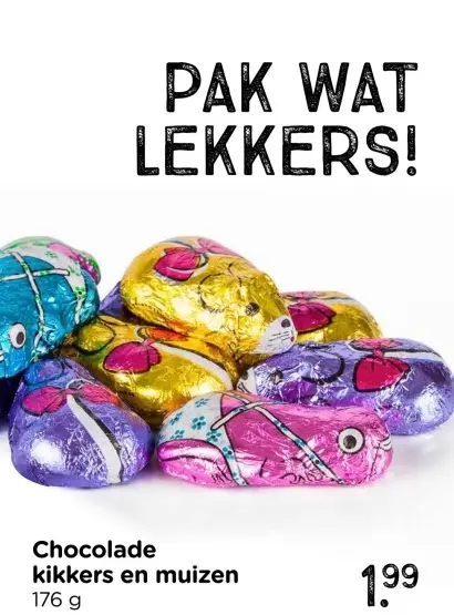 Aanbieding: Chocolade kikkers en muizen