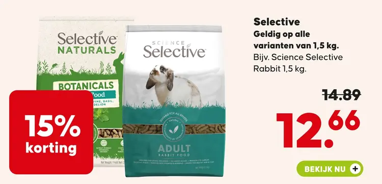 Aanbieding: Selective Rabbit Food