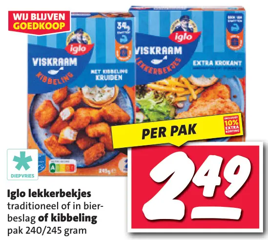 Aanbieding: lekkerbekjes