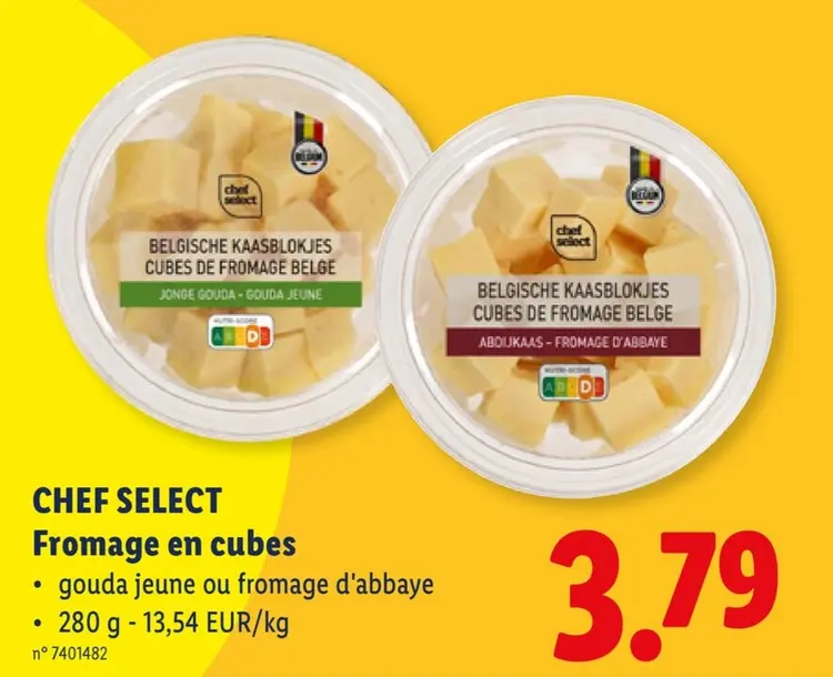 Offre: Fromage en cubes