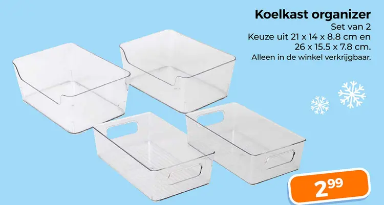 Aanbieding: Koelkast organizer