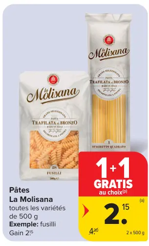 Offre: Pâtes