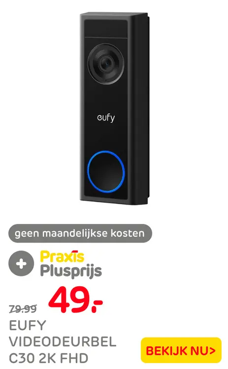 Aanbieding: Eufy videodeurbel