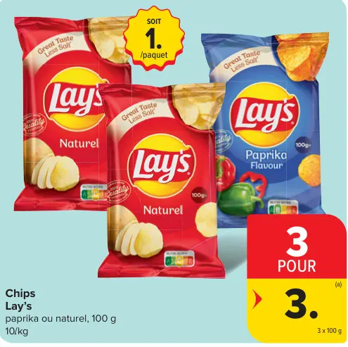 Offre: Chips
