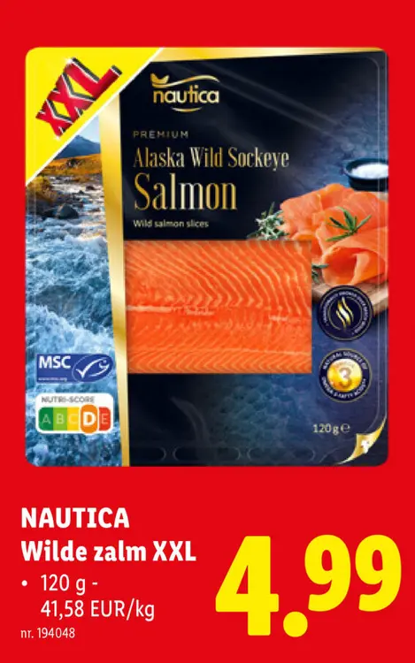Promotie: Wilde zalm XXL