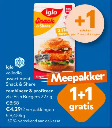 Promotie: Iglo Snack & Share