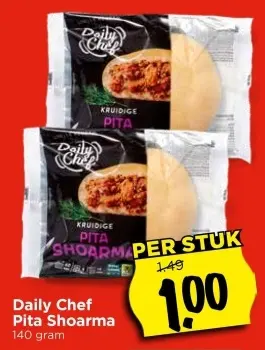Aanbieding: Daily Chef Pita Shoarma