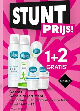 Aanbieding: Odorex Gehele assortiment