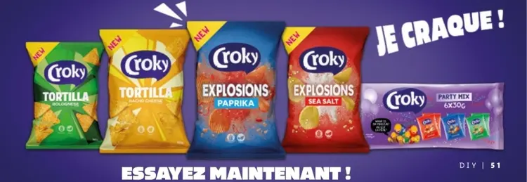 Offre: Croky Tortilla, Explosions, Party Mix