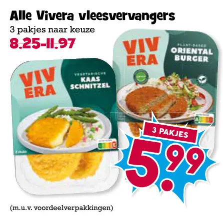 Aanbieding: Vivera vleesvervangers