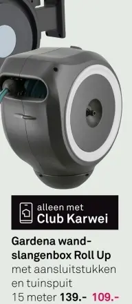 Aanbieding: wand-slangenbox Roll Up