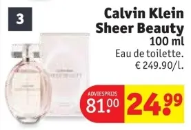 Aanbieding: Calvin Klein Sheer Beauty