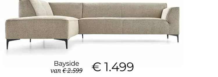 Aanbieding: Bayside hoekbank