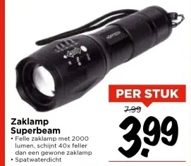 Aanbieding: Zaklamp Superbeam