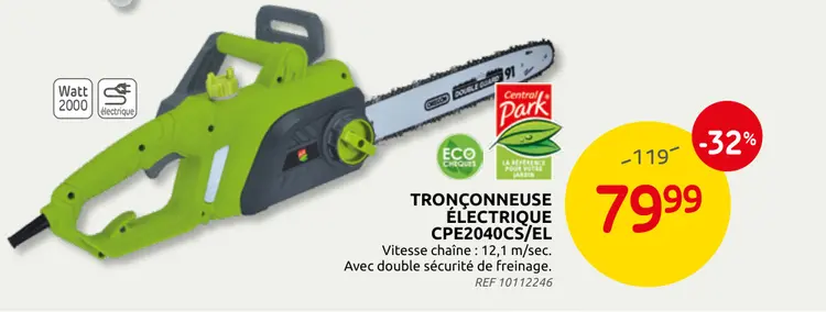 Offre: Tronçonneuse électrique cpe2040cs/el