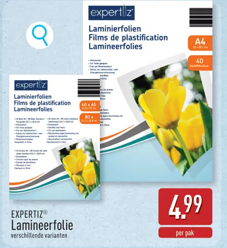 Promotie: Lamineerfolie