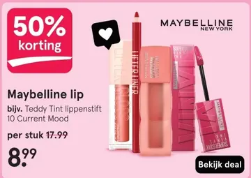 Aanbieding: Maybelline lip