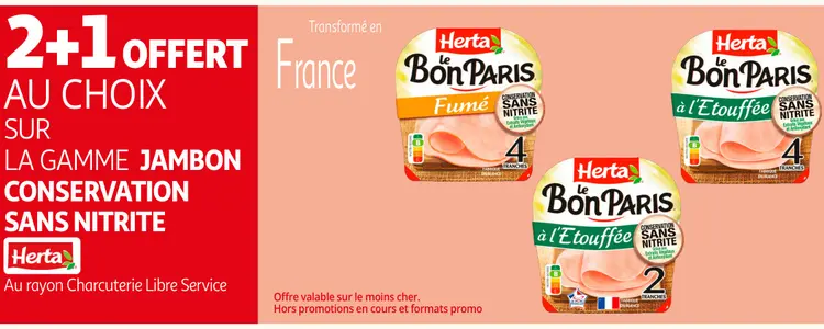 Promotie: Jambon Herta Le Bon Paris