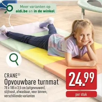 Aanbieding: Opvouwbare turnmat