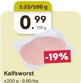 Promotie: Kalfsworst