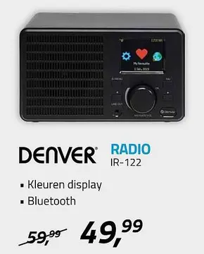Aanbieding: Denver radio ir-122