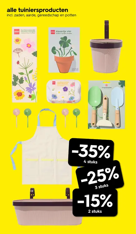 Promotie: Alle tuiniersproducten