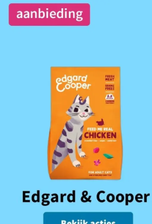Aanbieding: Edgard & Cooper Feed Me Real Chicken