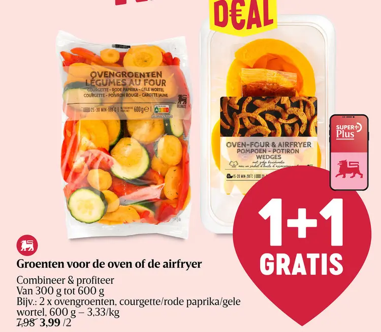 Promotie: Groenten voor de oven of de airfryer