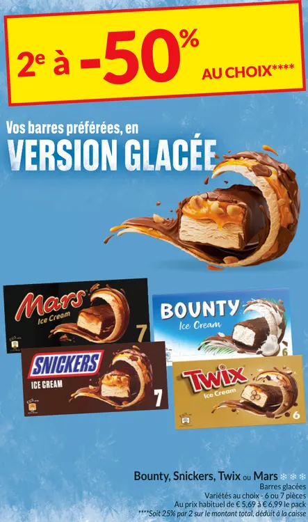 Offre: Barres glacées
