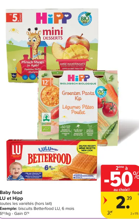 Offre: Baby food