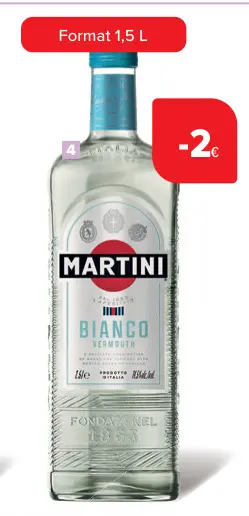 Offre: vermouth Martini - Bianco ou