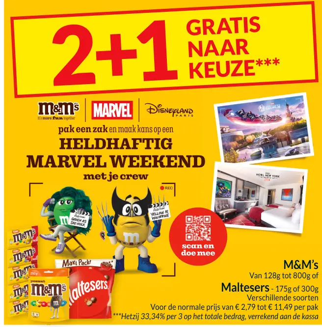 Promotie: M&M's en Maltesers