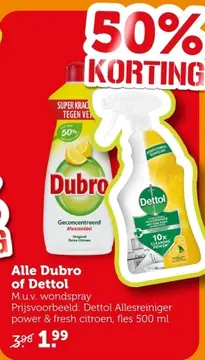 Aanbieding: Alle Dubro of Dettol