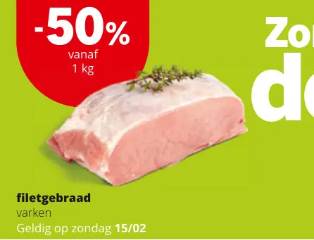 Promotie: Filetgebraad