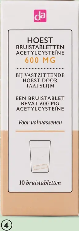 Aanbieding: Acetylcysteine hoest bruistabletten