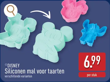 Promotie: Siliconen mal voor taarten