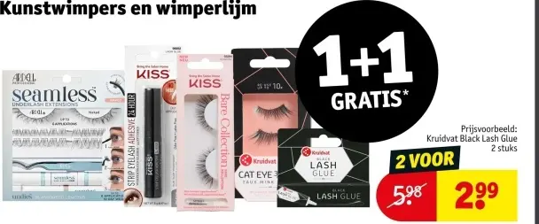 Aanbieding: Kunstwimpers en wimperlijm