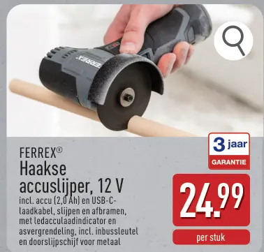 Promotie: Haakse accuslijper, 12 V