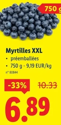 Offre: Myrtilles XXL