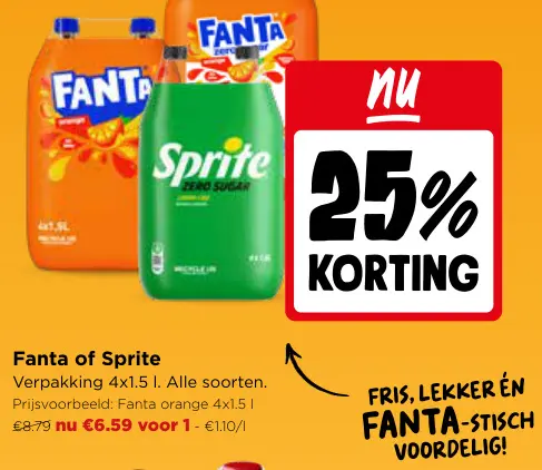 Promotie: Fanta of Sprite