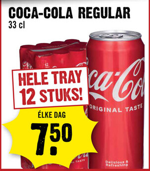 Aanbieding: Coca-Cola Regular 12 x 33 cl