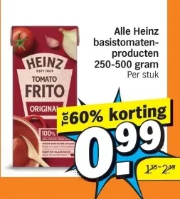 Aanbieding: basistomatenproducten