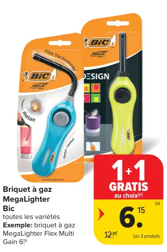 Offre: Briquet à gaz MegaLighter
