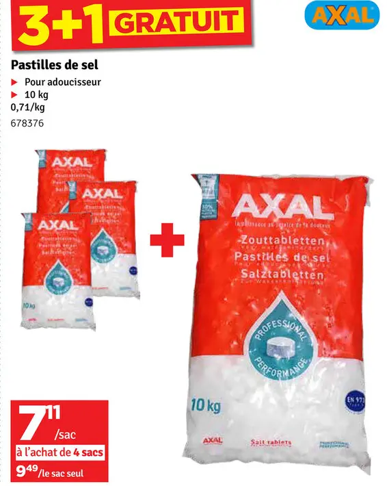 Offre: Pastilles de sel