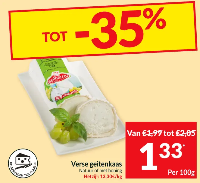 Promotie: Verse geitenkaas