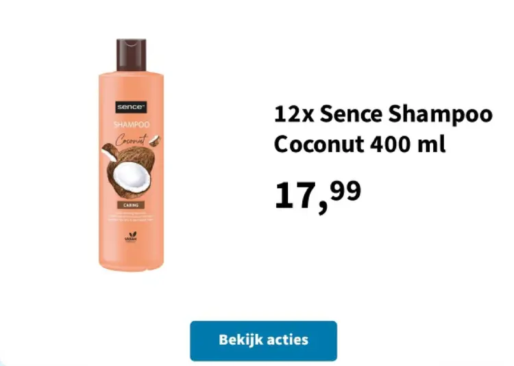 Promotie: Sence Shampoo Coconut