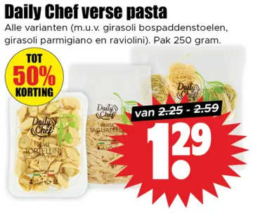 Aanbieding: Daily Chef verse pasta