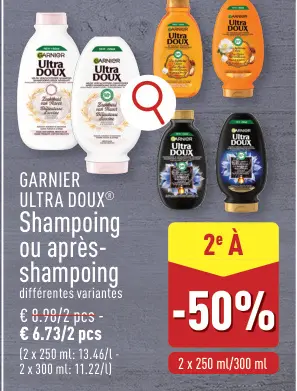 Offre: Shampoing ou après-shampoing