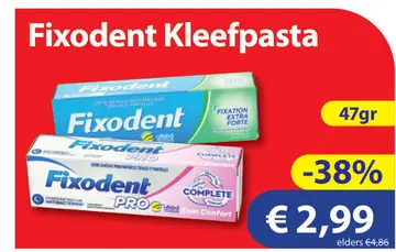 Aanbieding: Fixodent Kleefpasta